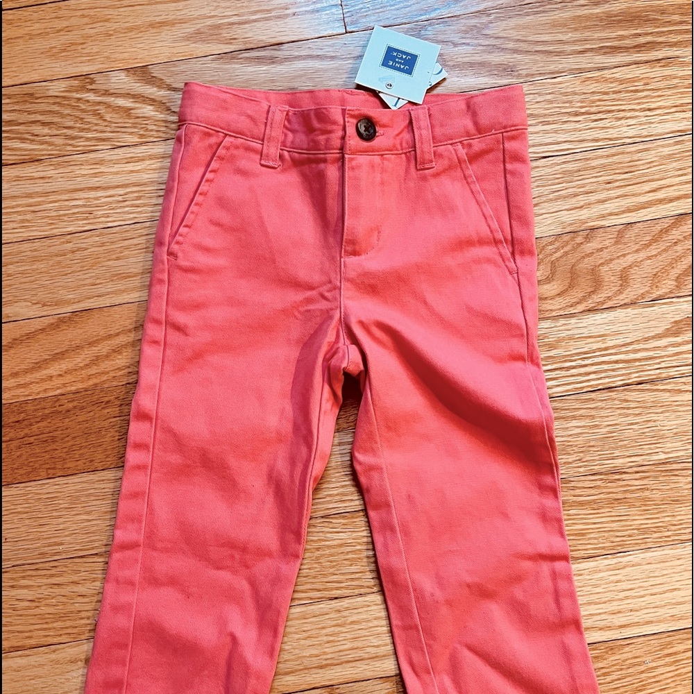 NWT Janie and jack natucket red pants
